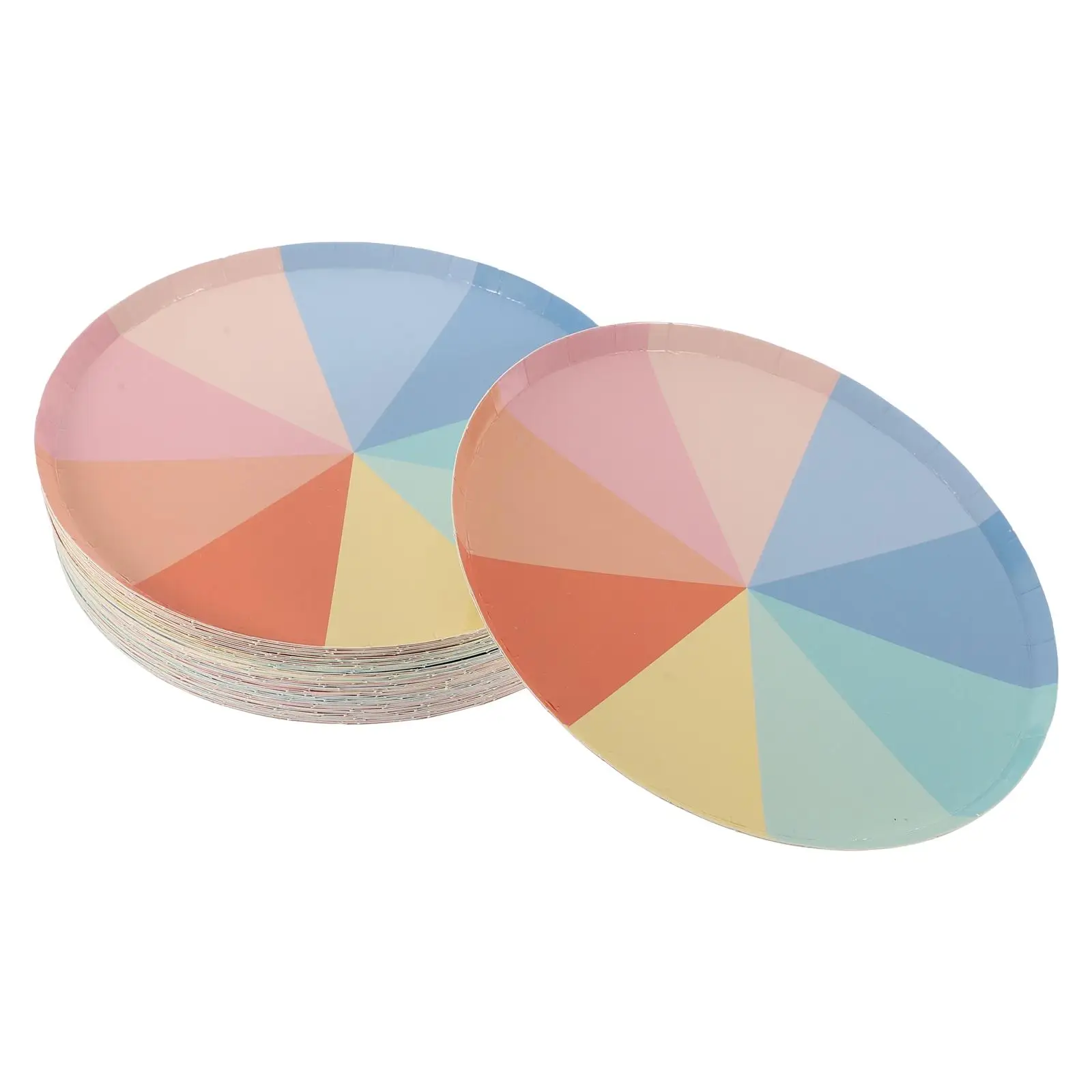 50 Pcs Rainbow Paper Plates 7 Inch Colorful Round Disposable Plates for Festive Gathering Supplies
50 Pcs Rainbow Paper Plates 7 Inch Colorful Round Disposable Plates for Festive Gathering Supplies