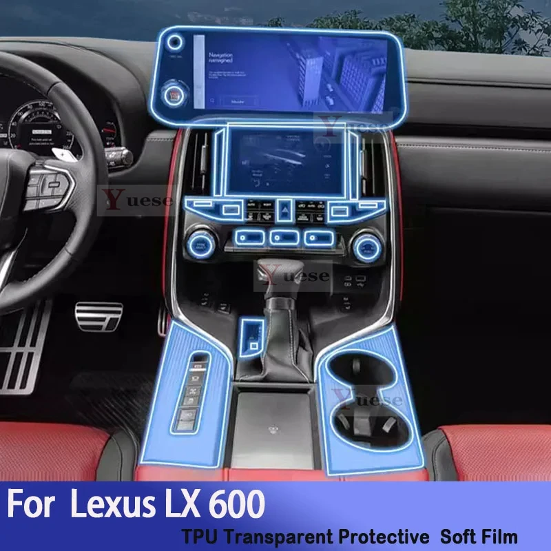 For Lexus LX 600(2022-2023)Accessories interior Thin film transparent TPU Protective Film Anti-Scratch Sticker
For Lexus LX 600(2022-2023)Accessories interior Thin film transparent TPU Protective Film Anti-Scratch Sticker