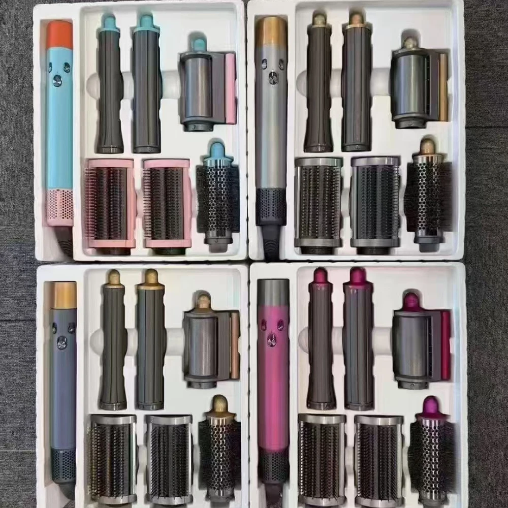 New 7-in-1 Multi-Function Hair Dryer Curling Iron Straightener Hot Air Comb Styling Kit Salon-like results at home haircurlers
New 7-in-1 Multi-Function Hair Dryer Curling Iron Straightener Hot Air Comb Styling Kit Salon-like results at home haircurlers