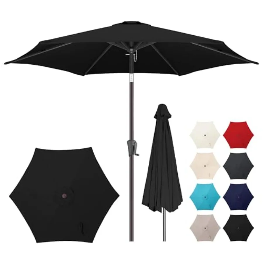 7.5FT Outdoor Patio Umbrella - Table Umbrella Waterprool UV Protection, Sombrillas de Patio with Push Button Tilt, Sun Umbrella
7.5FT Outdoor Patio Umbrella - Table Umbrella Waterprool UV Protection, Sombrillas de Patio with Push Button Tilt, Sun Umbrella