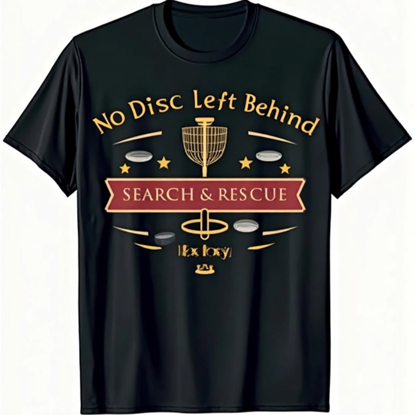 "No Disc Left Behind" Search & Rescue Disc Golf T-Shirt 100% Cotton O-Neck Short Sleeve Summer Casual Mens T-shirt Streetwear
"No Disc Left Behind" Search & Rescue Disc Golf T-Shirt 100% Cotton O-Neck Short Sleeve Summer Casual Mens T-shirt Streetwear