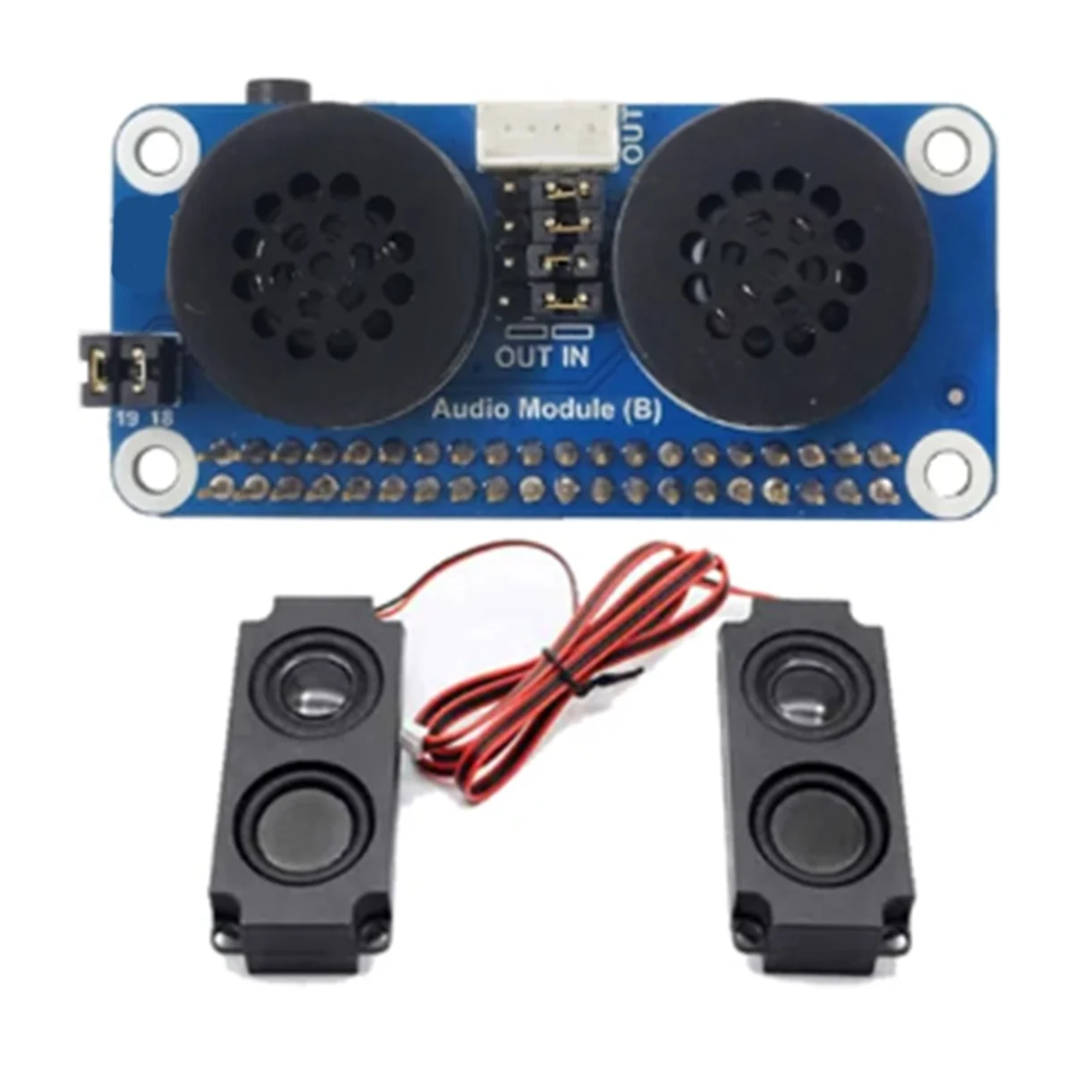 For Raspberry Pi Speaker Expansion Board Audio Amplification for 4B-B
For Raspberry Pi Speaker Expansion Board Audio Amplification for 4B-B