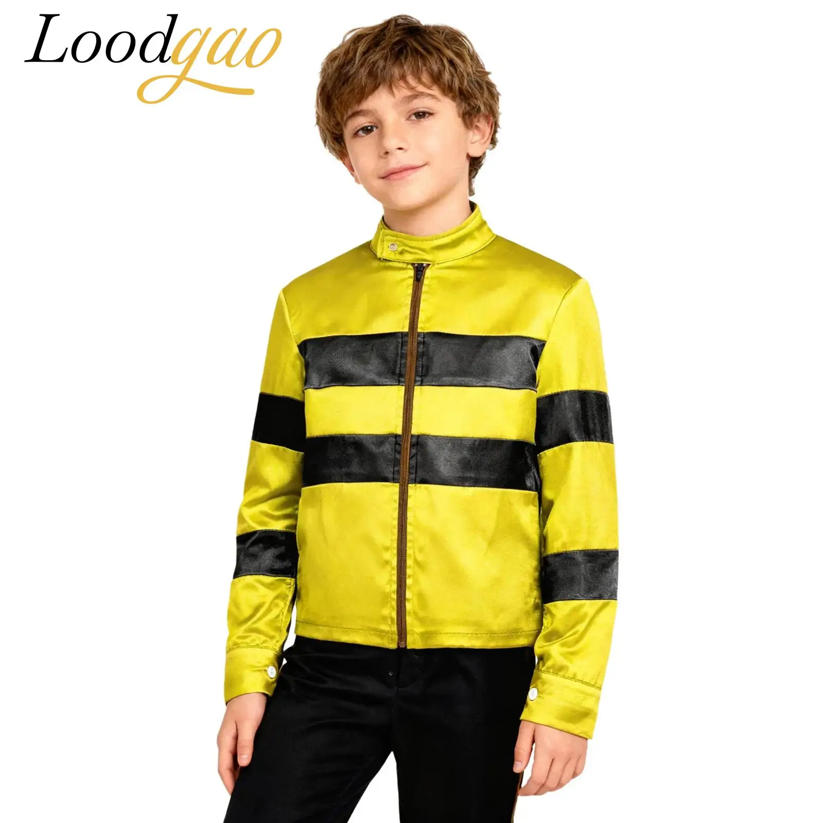Boy Jacket Fashion Outerwear Color Block Zip-Up Jackets Horse Rider Costume Cosplay Party Outfit Roleplay Costume Outfit Coat
Boy Jacket Fashion Outerwear Color Block Zip-Up Jackets Horse Rider Costume Cosplay Party Outfit Roleplay Costume Outfit Coat
