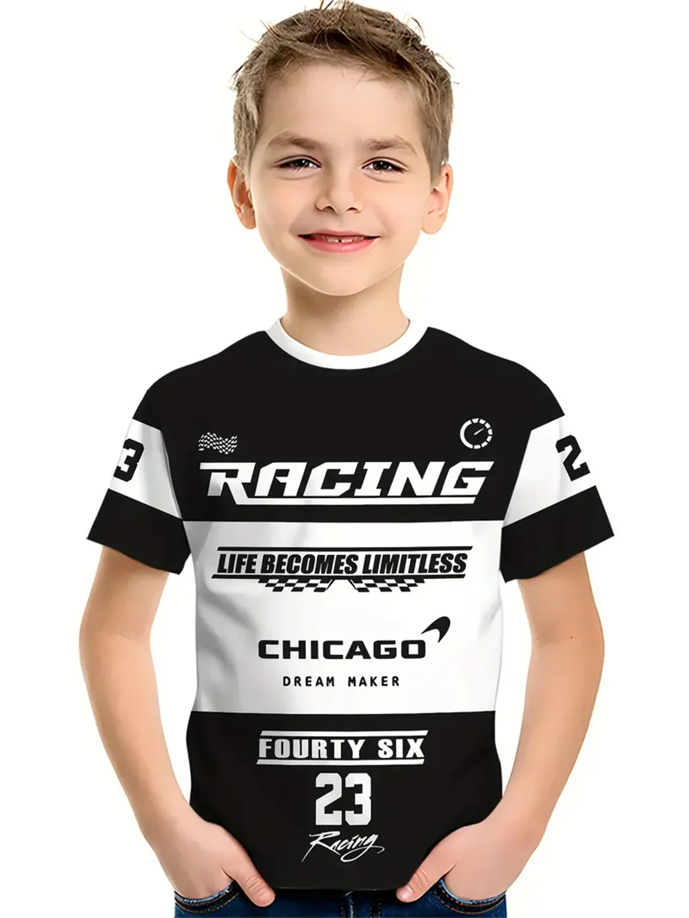 Racing Motorcycle Racing Suit T-Shirt Kids Boys Girls T-Shirts 3d Printed T Shirt Children Birthday Gift Casual Children Clothes
Racing Motorcycle Racing Suit T-Shirt Kids Boys Girls T-Shirts 3d Printed T Shirt Children Birthday Gift Casual Children Clothes
