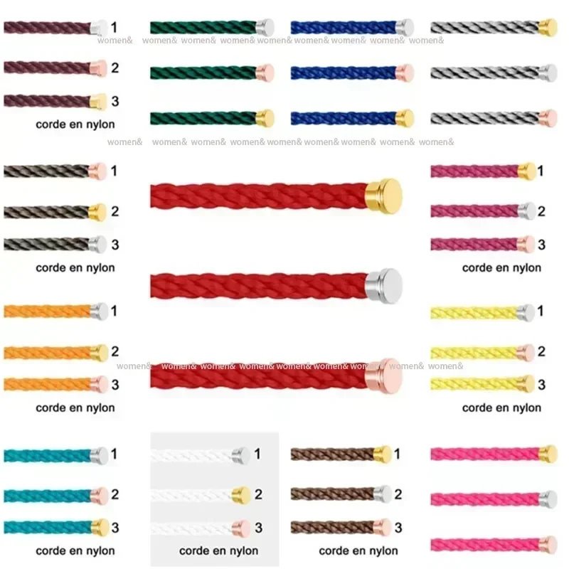 Large Nylon Rope 16cm-21cm Luxury Jewelry Bracelet High Quality Classic Horseshoe Shape Couple Jewelry Wholesale
Large Nylon Rope 16cm-21cm Luxury Jewelry Bracelet High Quality Classic Horseshoe Shape Couple Jewelry Wholesale