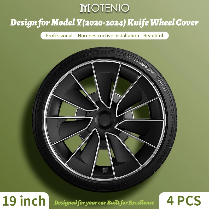 4PCS for Model Y 2020-2024 Knife Wheel Hubcaps Full Coverage Wheel Cover 19 Inch Hub Cap Automobile Accessories for Tesla
4PCS for Model Y 2020-2024 Knife Wheel Hubcaps Full Coverage Wheel Cover 19 Inch Hub Cap Automobile Accessories for Tesla