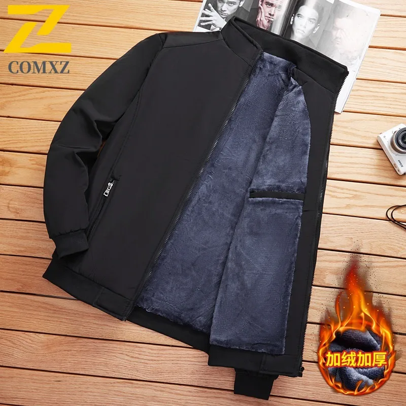 COMXZ удобная мужская куртка 2025 для работы на открытом воздухе, толстое теплое пальто, деловая повседневная легкая морозостойкая зимняя ветровка на молнии
COMXZ удобная мужская куртка 2025 для работы на открытом воздухе, толстое теплое пальто, деловая повседневная легкая морозостойкая зимняя ветровка на молнии