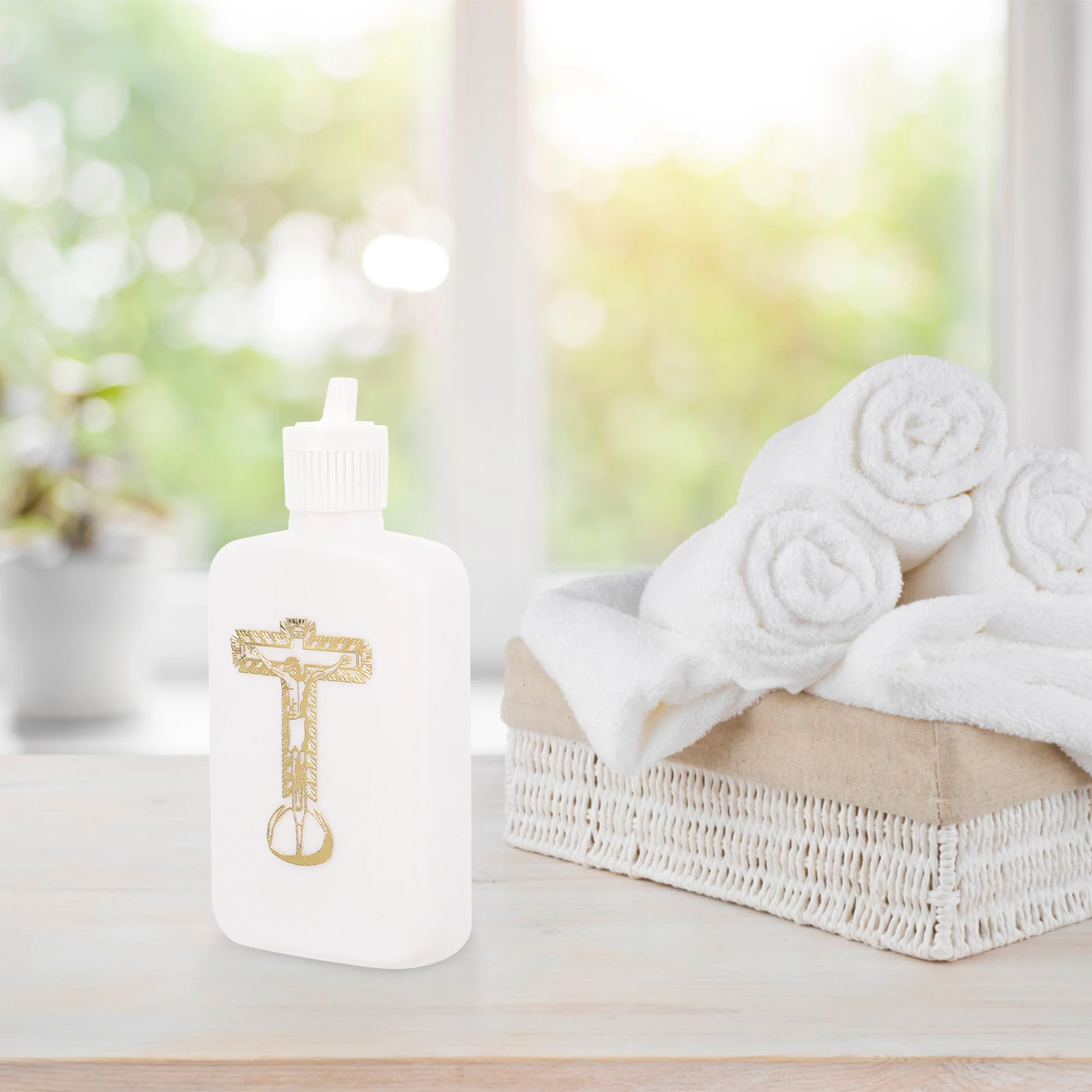 1pcs Water Container Bottle Catholic Small Decorative Empty 100ml Refillable Travel Cross Design Easter Gift
1pcs Water Container Bottle Catholic Small Decorative Empty 100ml Refillable Travel Cross Design Easter Gift