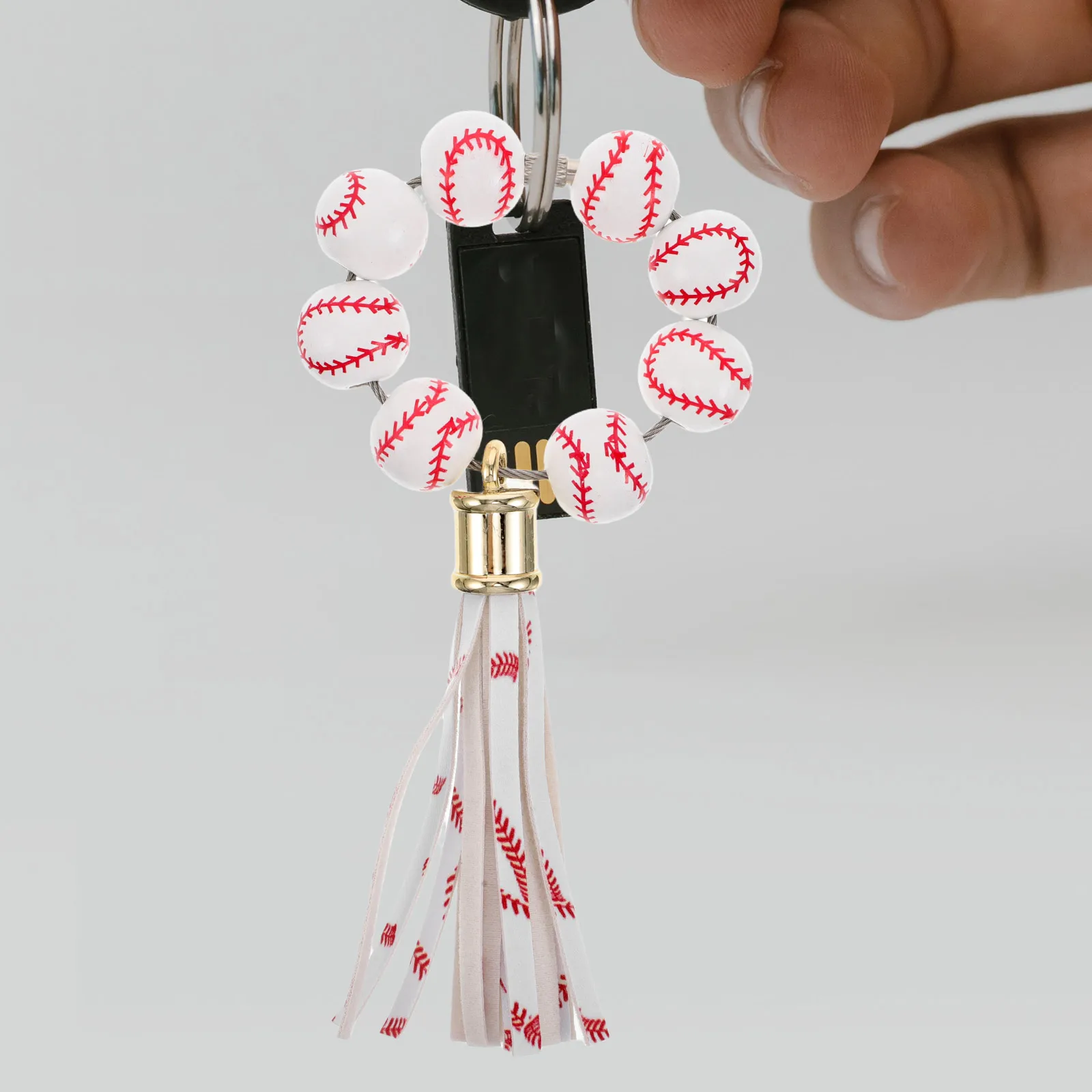 Baseball Beaded Supply Bat Bangle Bracelet Keyring Keyring For Sport Men Women Wristlet Baseball Keychain Beaded Keychain Charm
Baseball Beaded Supply Bat Bangle Bracelet Keyring Keyring For Sport Men Women Wristlet Baseball Keychain Beaded Keychain Charm