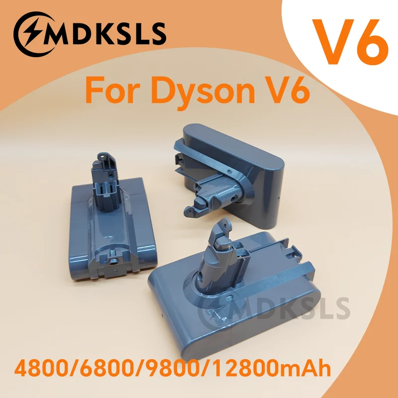 21.6V 12800mAh For Dyson V6 Battery Replacement DC62 DC59 DC58 SV03 SV04 SV09 V6 Animal Motorhead V6 Slim Absolute Vacuum Batter
21.6V 12800mAh For Dyson V6 Battery Replacement DC62 DC59 DC58 SV03 SV04 SV09 V6 Animal Motorhead V6 Slim Absolute Vacuum Batter