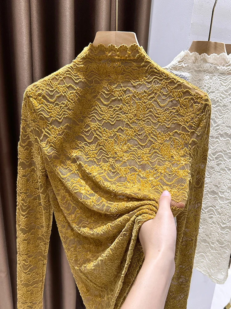 Уникальная женская базовая кофта с цветочным кружевом, высоким воротником и длинными рукавами, для осени и зимы, с волнообразным дизайном, дышащая, N...
Уникальная женская базовая кофта с цветочным кружевом, высоким воротником и длинными рукавами, для осени и зимы, с волнообразным дизайном, дышащая, N...