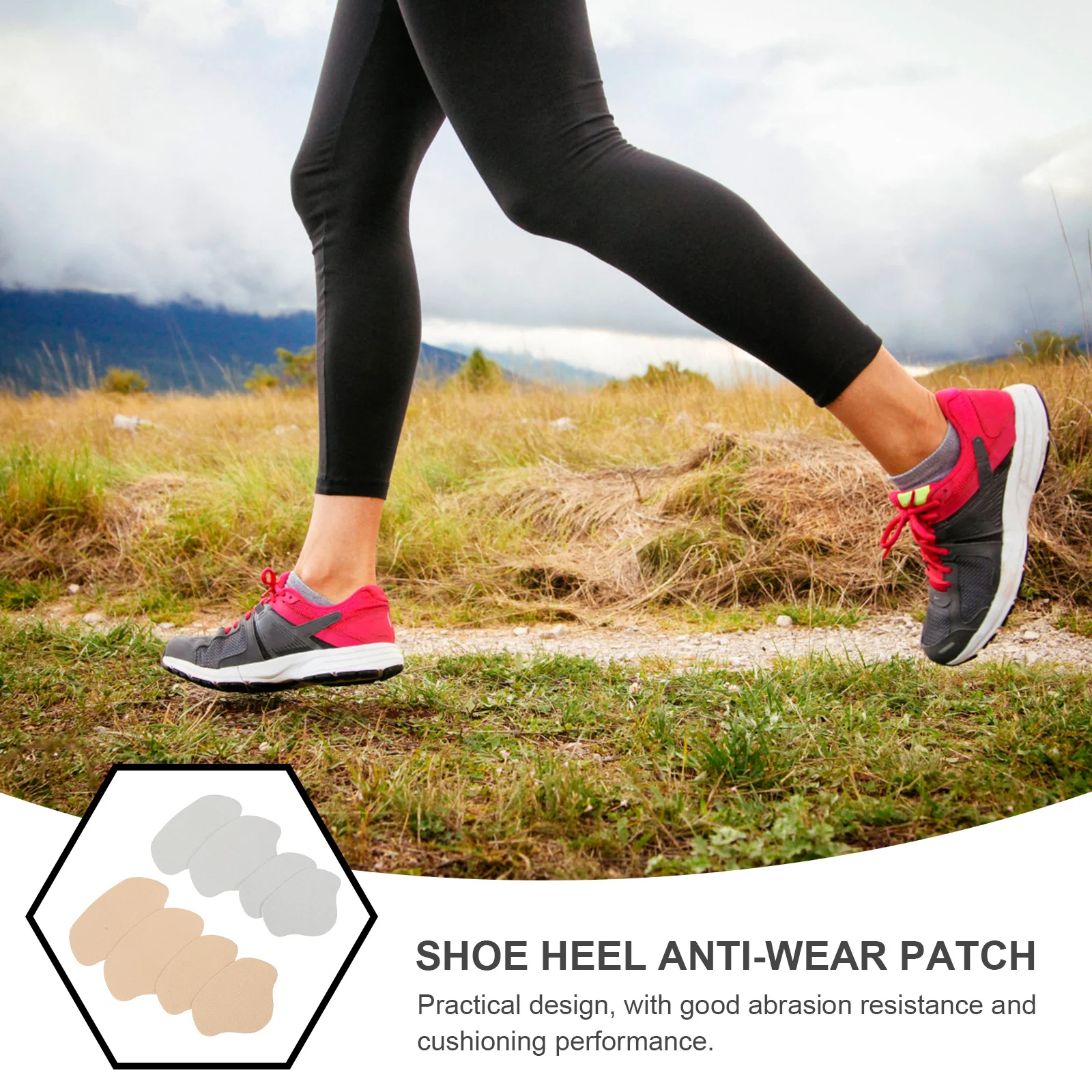8pcs Thicken Shoe Heel Pads Self-Adhesive Sweat-Absorbent Skin-Friendly Foot Protectors For High-Heeled Shoes Heel
8pcs Thicken Shoe Heel Pads Self-Adhesive Sweat-Absorbent Skin-Friendly Foot Protectors For High-Heeled Shoes Heel
