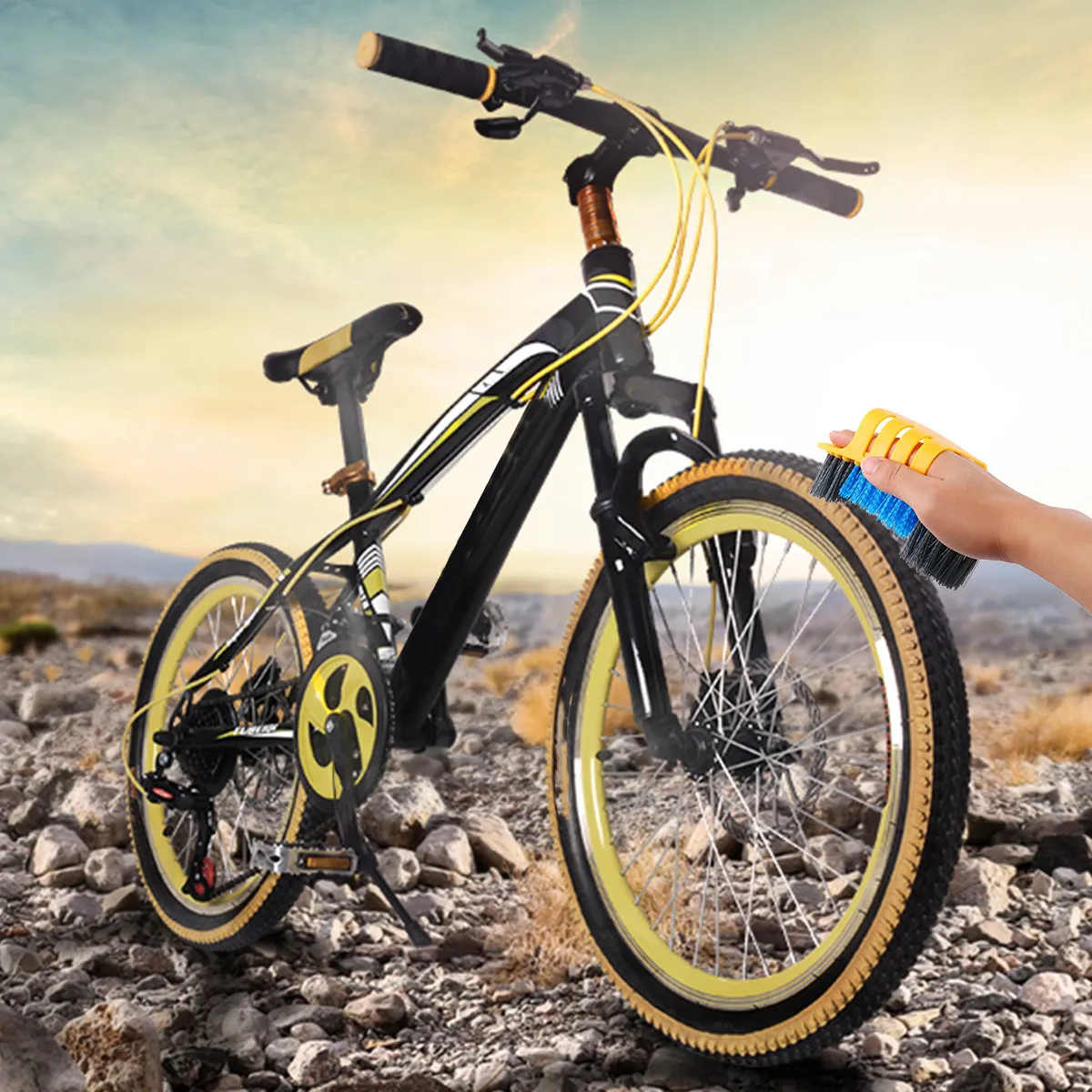 8Pcs Bike Cleaning Brush Set High Quality Chain Cleaner Kit for Tire Sprocket Wheel Maintenance Bike Cleaning Brush Set
8Pcs Bike Cleaning Brush Set High Quality Chain Cleaner Kit for Tire Sprocket Wheel Maintenance Bike Cleaning Brush Set