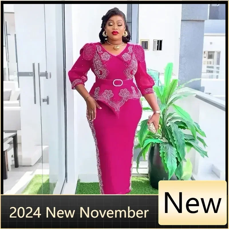 Элегантные африканские платья для женщин, африканская одежда, длинное платье больших размеров для свадебной вечеринки, Дашики, наряды в Анкаре, халат, рождественское платье
Элегантные африканские платья для женщин, африканская одежда, длинное платье больших размеров для свадебной вечеринки, Дашики, наряды в Анкаре, халат, рождественское платье