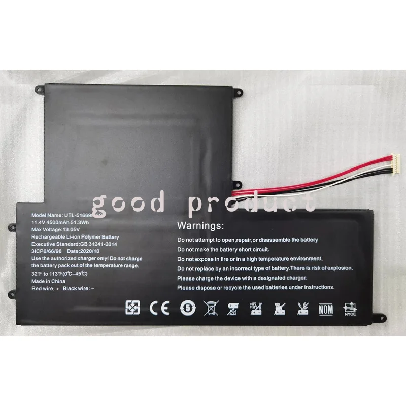 UTL-516698-3S 40081335 485490P-3S1P Laptop Battery For EVOO EVC156-2 EVC156-1BK EVC156-2BK ECV156-1 ECV15
UTL-516698-3S 40081335 485490P-3S1P Laptop Battery For EVOO EVC156-2 EVC156-1BK EVC156-2BK ECV156-1 ECV15