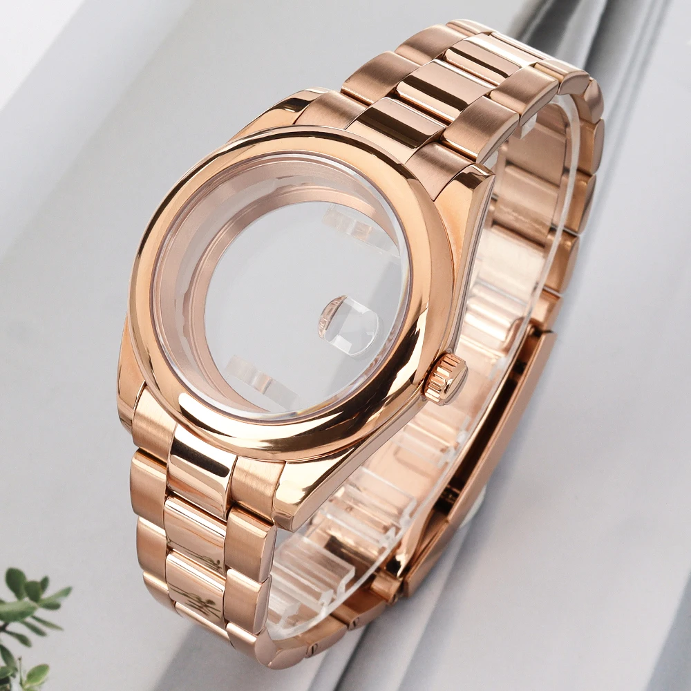 36mm/39mm NH35 Watch Case Bracelet Rounded Edge Bezel Sapphire Glass For NH35 NH34/36/38 Miyota8215 Oyster Watch Replacemet Part
36mm/39mm NH35 Watch Case Bracelet Rounded Edge Bezel Sapphire Glass For NH35 NH34/36/38 Miyota8215 Oyster Watch Replacemet Part