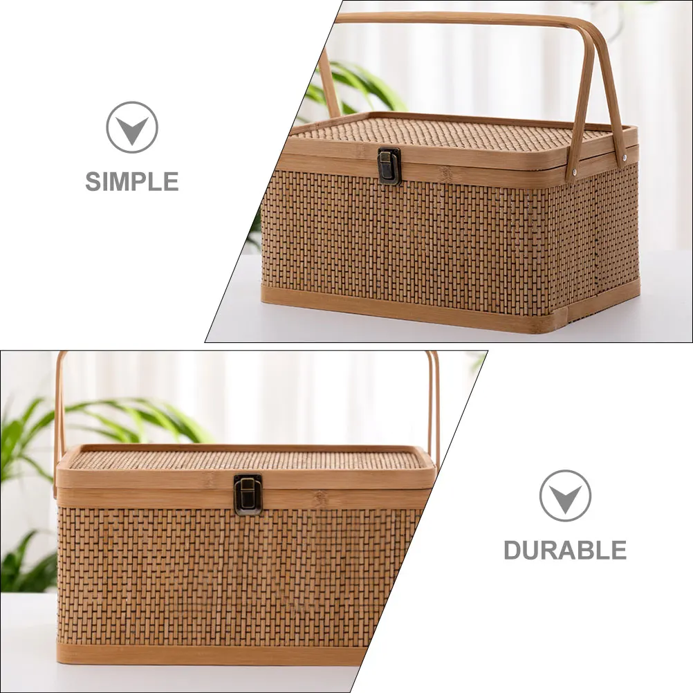 Bamboo Basket 32x22x16cm Carbonized Woven Storage Container Vegetable Egg Gardening Harvesting Kitchen Shopping Basket Handheld
Bamboo Basket 32x22x16cm Carbonized Woven Storage Container Vegetable Egg Gardening Harvesting Kitchen Shopping Basket Handheld