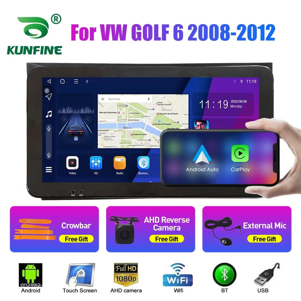 10.33 Inch Car Radio For VW GOLF 6 2008-2012 2Din Android Octa Core Car Stereo DVD GPS Navigation Player QLED Screen Carplay
10.33 Inch Car Radio For VW GOLF 6 2008-2012 2Din Android Octa Core Car Stereo DVD GPS Navigation Player QLED Screen Carplay