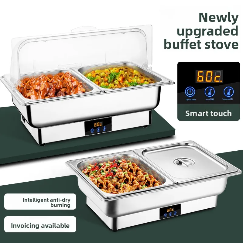 The electric heating stainless steel buffet stove can be thickened with the flap of the insulation furnace
The electric heating stainless steel buffet stove can be thickened with the flap of the insulation furnace