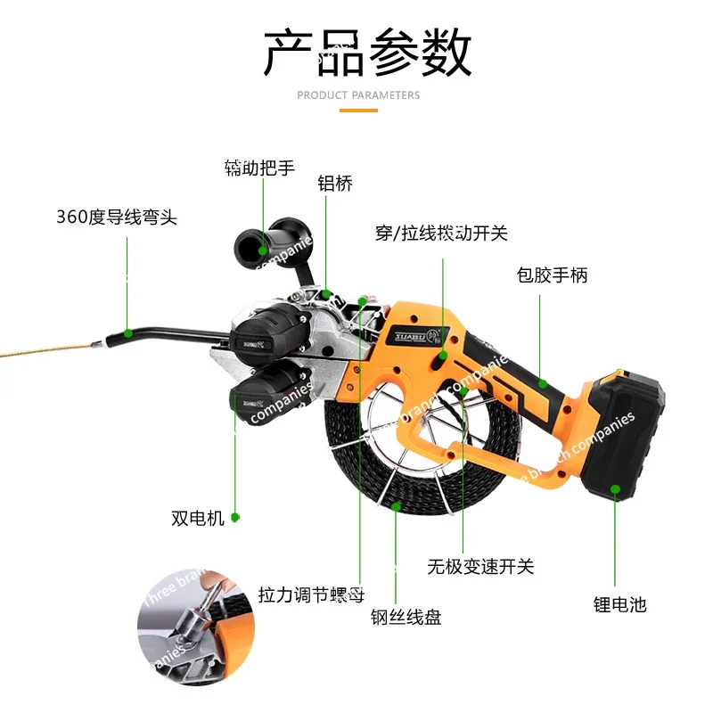 Electrician Threader Implement Electric Implement Threader Electric Thread Guide Machine Implement 
Electrician Threader Implement Electric Implement Threader Electric Thread Guide Machine Implement