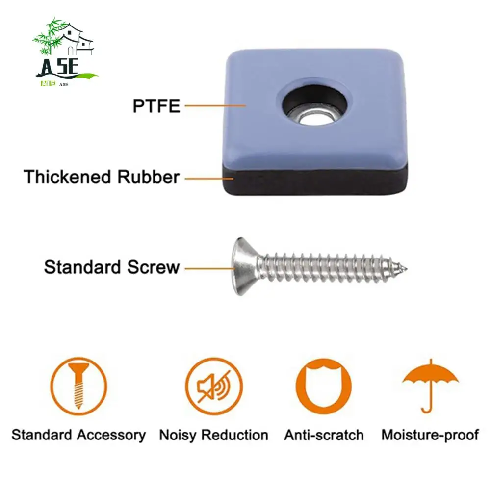 A05E-40Pcs Мебельные ползунки из ПТФЭ, легко перемещающиеся ползунки с винтовой защитой пола для плитки, паркетных полов
A05E-40Pcs Мебельные ползунки из ПТФЭ, легко перемещающиеся ползунки с винтовой защитой пола для плитки, паркетных полов