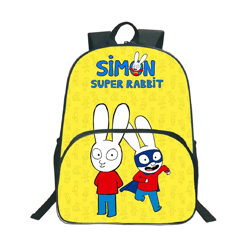 Fun Anime Simon Super Rabbit Student Backpack Boy and Girl Casual Pattern Schoolbag Waterproof Knapsack 3D Print Custom Bagpacks
Fun Anime Simon Super Rabbit Student Backpack Boy and Girl Casual Pattern Schoolbag Waterproof Knapsack 3D Print Custom Bagpacks