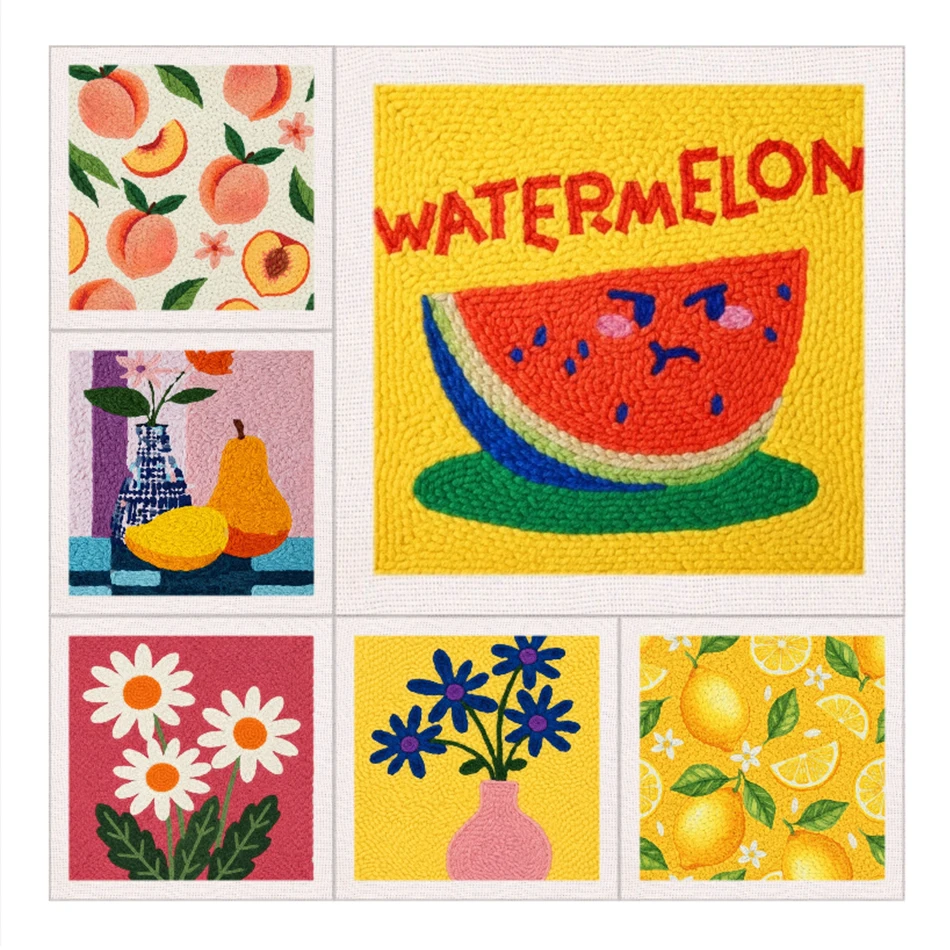 GATYZTORY Flower 25x25cm Diy Needle Punch Kit Wall Art Picture For Adults Punch Needle Embroidery Poke Home Decor Crafts Gift
GATYZTORY Flower 25x25cm Diy Needle Punch Kit Wall Art Picture For Adults Punch Needle Embroidery Poke Home Decor Crafts Gift