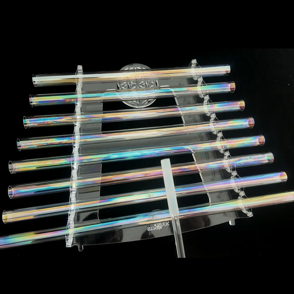 Crystal Soul Universe Energy Aurora Colored Crystal Singing Harp 432Hz With Stand Sound Healing
Crystal Soul Universe Energy Aurora Colored Crystal Singing Harp 432Hz With Stand Sound Healing