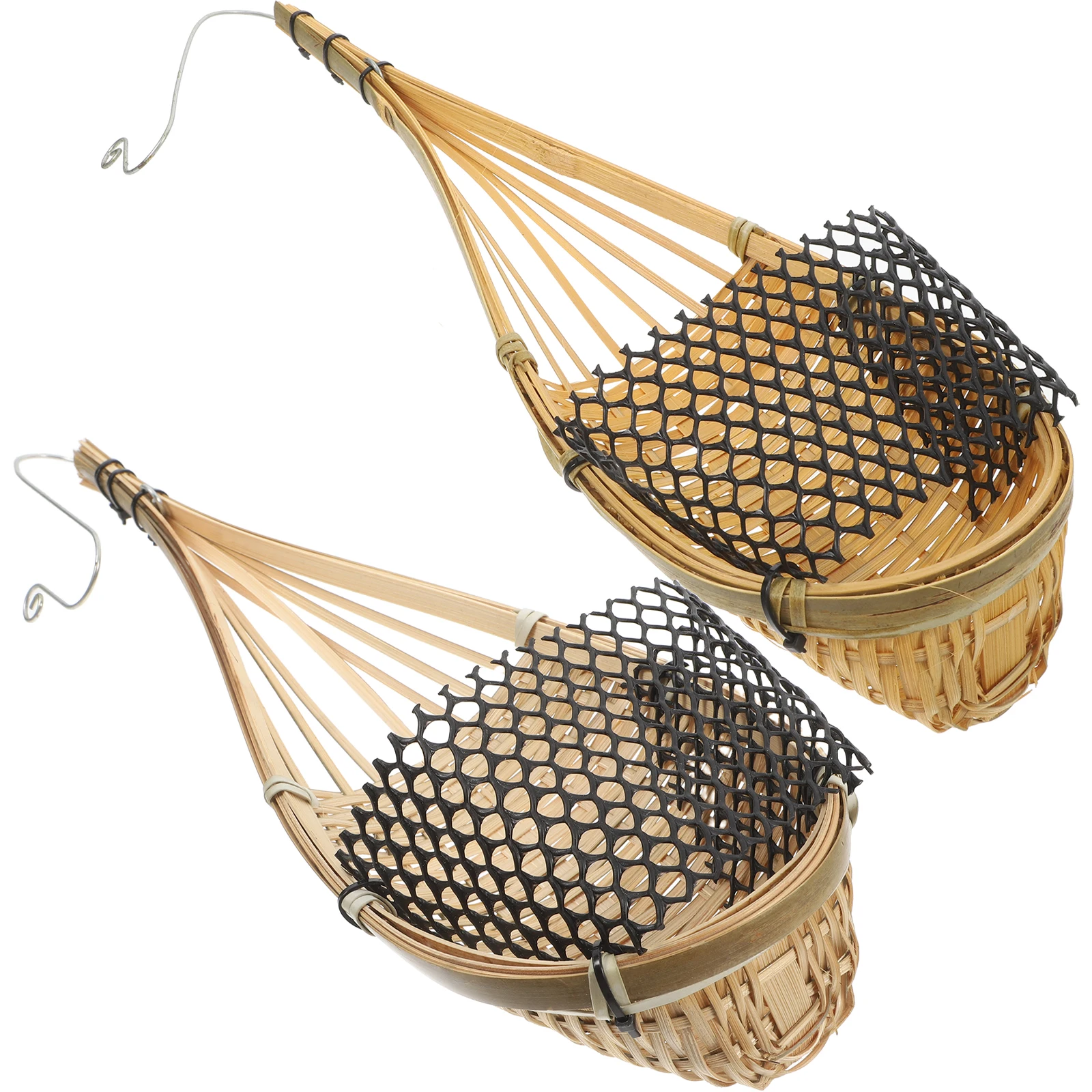 2 pcs Bamboo Hanging Basket Handwoven Decorative Planters Spacious Capacity Material Versatile Design Storage Home Use
2 pcs Bamboo Hanging Basket Handwoven Decorative Planters Spacious Capacity Material Versatile Design Storage Home Use