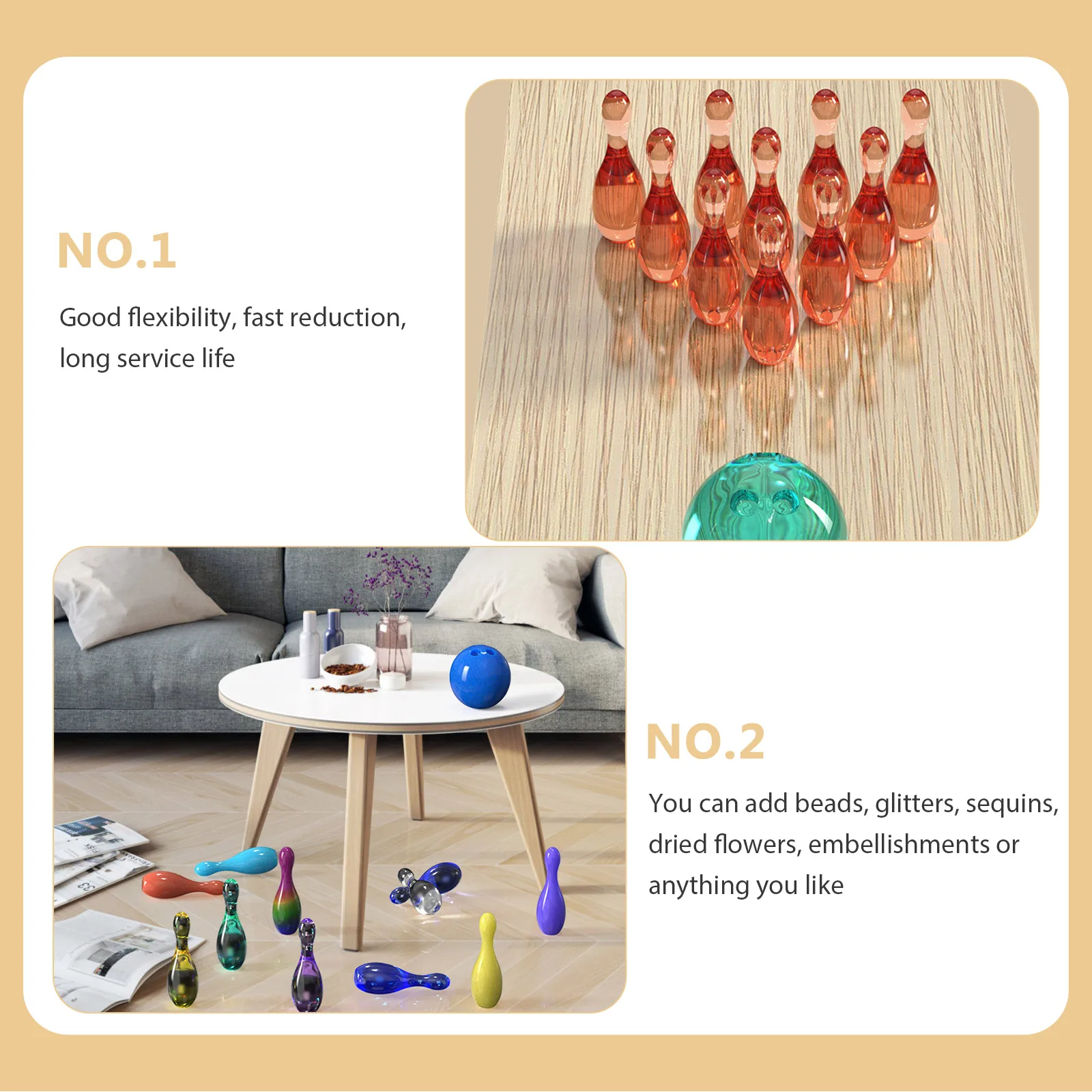 1 Set Diy Bowling Mold Crystal Epoxy Desktop Ornament Casting Molds Reusable Craft Moulds For Home Decor Kids Diy Projects Beads
1 Set Diy Bowling Mold Crystal Epoxy Desktop Ornament Casting Molds Reusable Craft Moulds For Home Decor Kids Diy Projects Beads