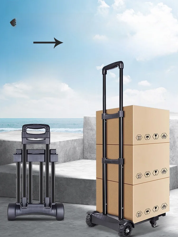 Portable Lightweight Aluminum Alloy Hand-Pulled op Cart Foldable with Retractable Handle for Home Vegetable Bung And ...
Portable Lightweight Aluminum Alloy Hand-Pulled op Cart Foldable with Retractable Handle for Home Vegetable Bung And ...