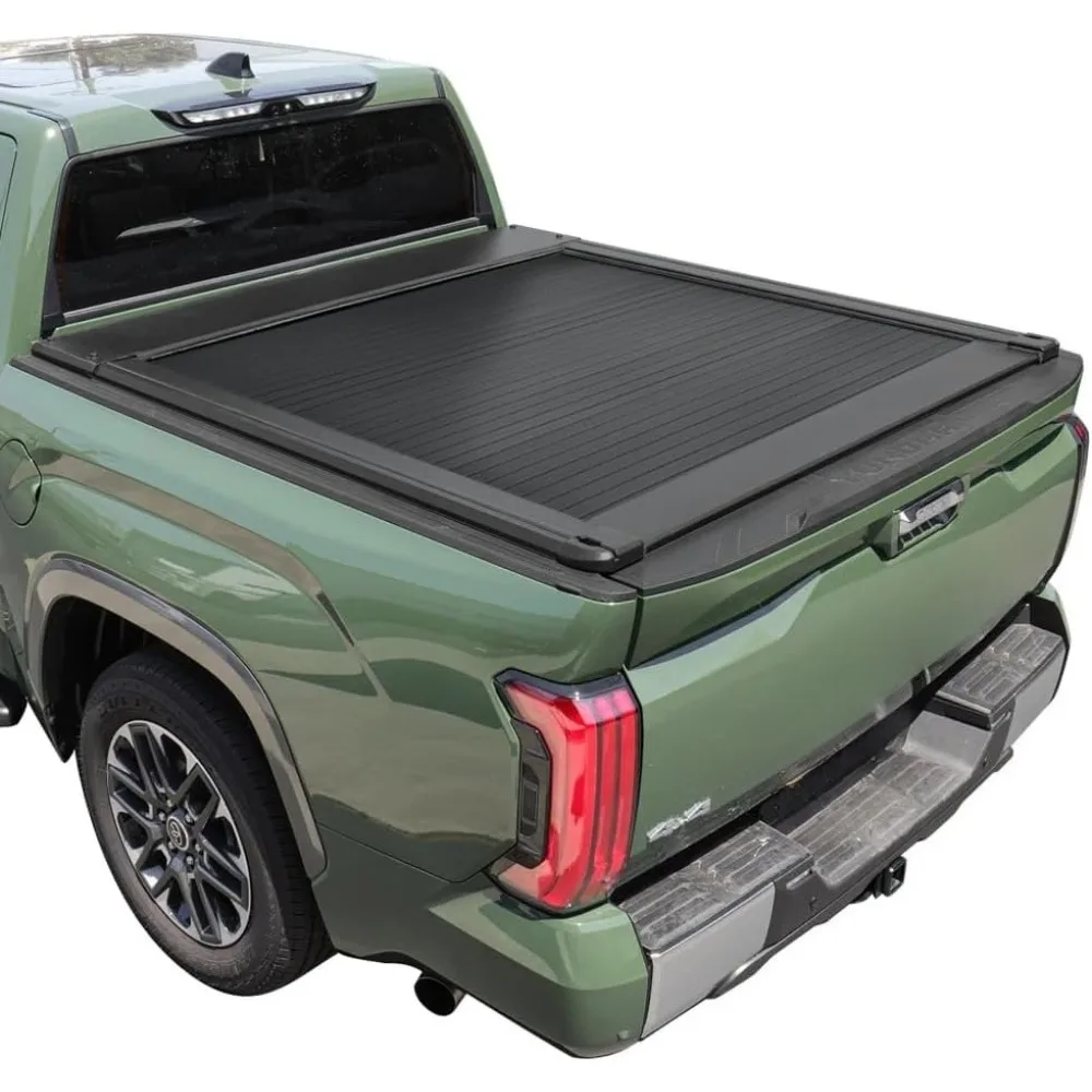 AR Automatic Retract Hard Tonneau Cover Fits 2022-2025 Tundra 5'6" (66.7”) Truck Bed Retractable T-Slot Rails Waterproof
AR Automatic Retract Hard Tonneau Cover Fits 2022-2025 Tundra 5'6" (66.7”) Truck Bed Retractable T-Slot Rails Waterproof