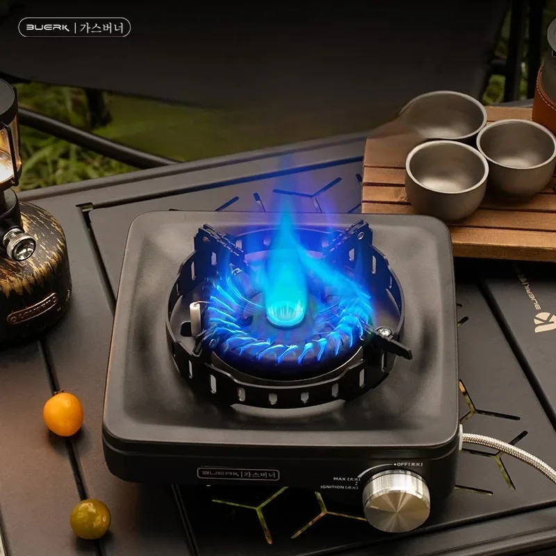 BUERK 9000W High-Power Outdoor Camping Stove Portable Gas Burner Lightweight Windproof Card Stove Split Type Outdoor Stove
BUERK 9000W High-Power Outdoor Camping Stove Portable Gas Burner Lightweight Windproof Card Stove Split Type Outdoor Stove