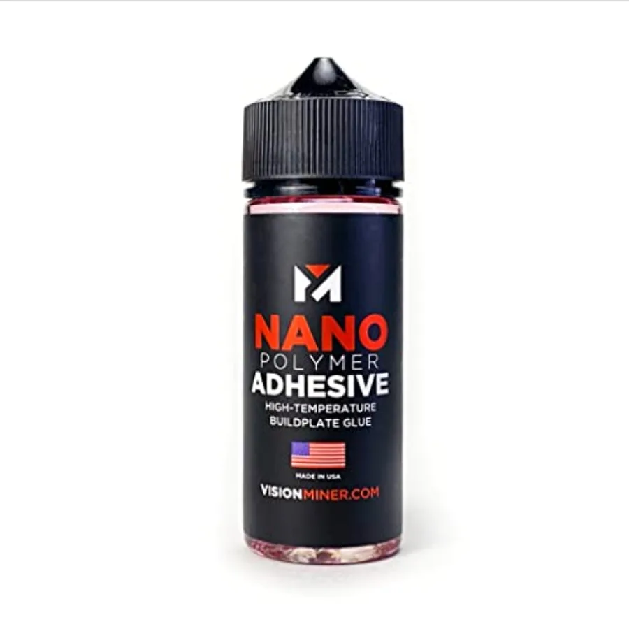Nano Polymer Adhesive 120ml - Ultimate 3D Printing Bed and Build Plate Adhesion - No Mess, Non-Toxic, Works for PLA, ABS, PEI,
Nano Polymer Adhesive 120ml - Ultimate 3D Printing Bed and Build Plate Adhesion - No Mess, Non-Toxic, Works for PLA, ABS, PEI,