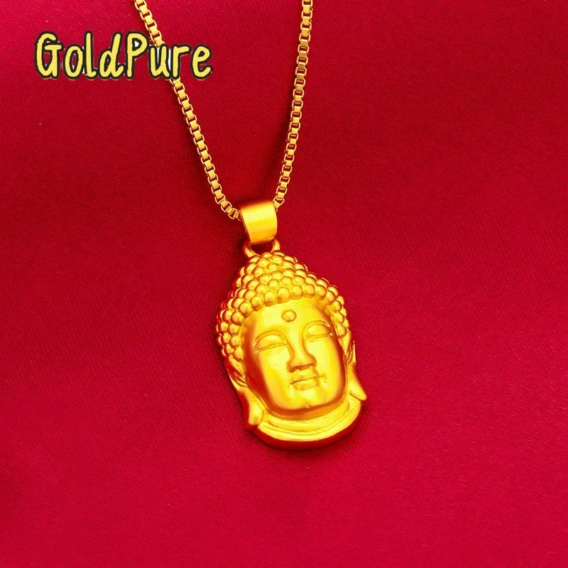 Goldpure Goldpure GoldpureUnisex 24K Gold (AU999) Buddha Head Pendant | Antiqued ancient finish, hammered halo with leather opti
Goldpure Goldpure GoldpureUnisex 24K Gold (AU999) Buddha Head Pendant | Antiqued ancient finish, hammered halo with leather opti