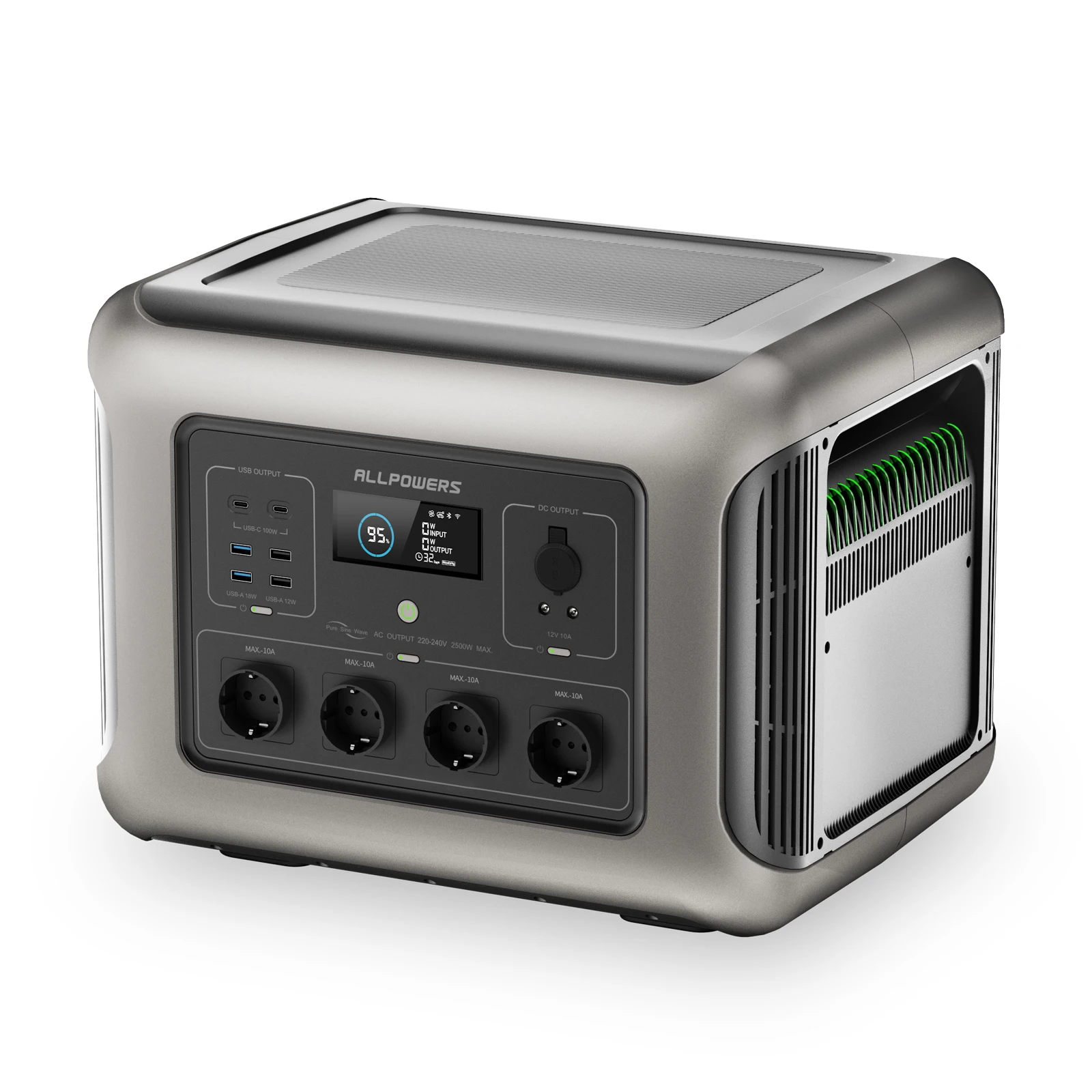 ALLPOWERS R2500 Portable Power Station 2016Wh Expandable to 20kWh LFP Battery 2500W Emergency Household / Outdoor Power Supply
ALLPOWERS R2500 Portable Power Station 2016Wh Expandable to 20kWh LFP Battery 2500W Emergency Household / Outdoor Power Supply