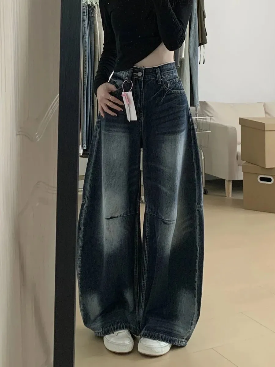 Vintage Baggy High Waist Jeans Women Y2K Wide Leg Oversized Harajuku Popular Fashion Streetwear Women Jeans Pants
Vintage Baggy High Waist Jeans Women Y2K Wide Leg Oversized Harajuku Popular Fashion Streetwear Women Jeans Pants