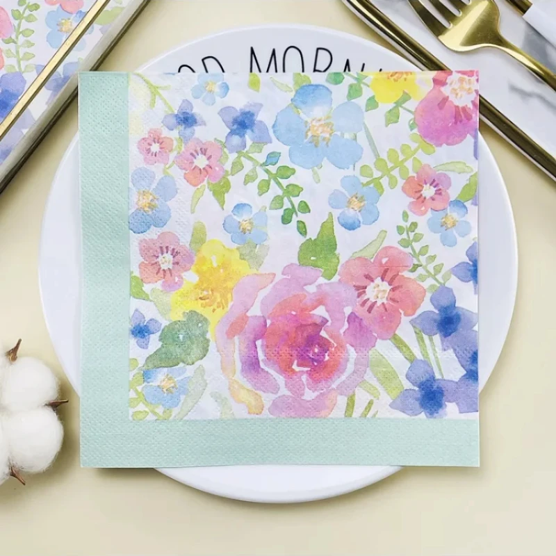 Wedding Wedding Printed Napkins Floral Pattern Coloured Paper Napkins Hotel Restaurant Table Placemat Paper Cafe Paper Placemats
Wedding Wedding Printed Napkins Floral Pattern Coloured Paper Napkins Hotel Restaurant Table Placemat Paper Cafe Paper Placemats