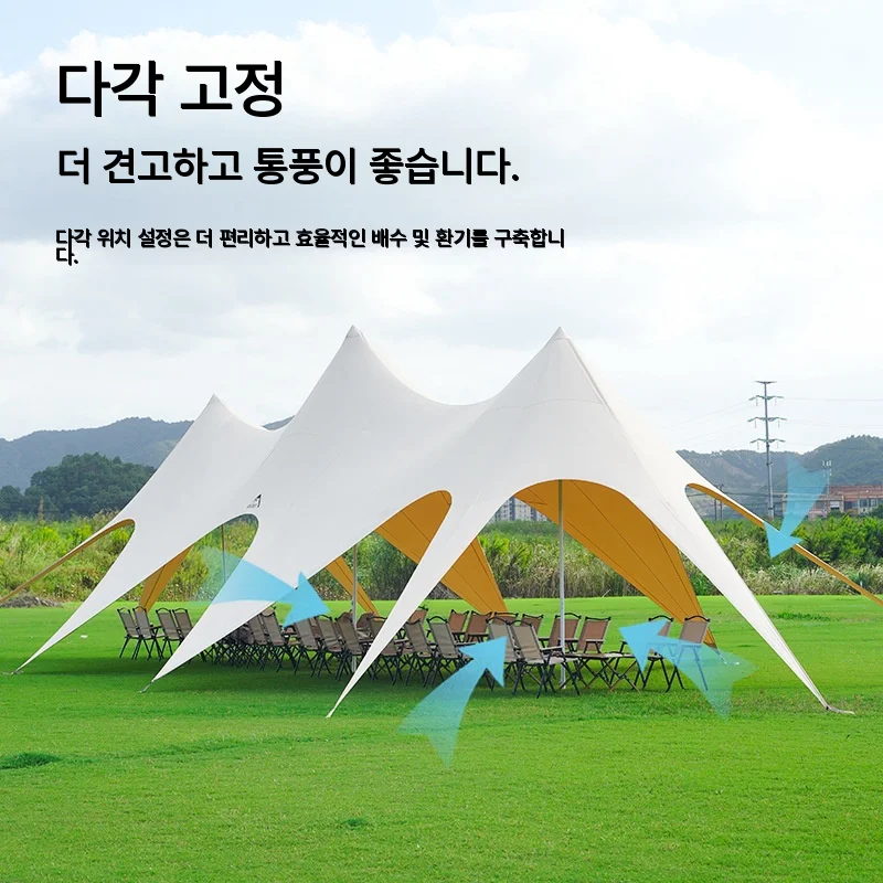 Outdoor Genting Wanzhong Mountain Super Large Three Peaks Camping Shade Tent Sky Lotus Shade Shelter Dome Octopus
Outdoor Genting Wanzhong Mountain Super Large Three Peaks Camping Shade Tent Sky Lotus Shade Shelter Dome Octopus