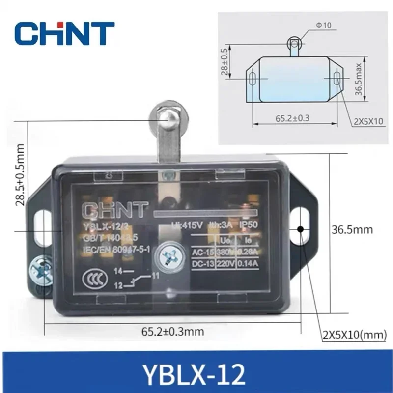 CHINT LX12-2 Концевой выключатель с самосбросом 2НО 2НЗ Номинальный ток 2А 3А 4А Напряжение переменного тока постоянного тока 220 380 В 400 В 500 В YBLX-12/2 Роликовый самосброс
CHINT LX12-2 Концевой выключатель с самосбросом 2НО 2НЗ Номинальный ток 2А 3А 4А Напряжение переменного тока постоянного тока 220 380 В 400 В 500 В YBLX-12/2 Роликовый самосброс