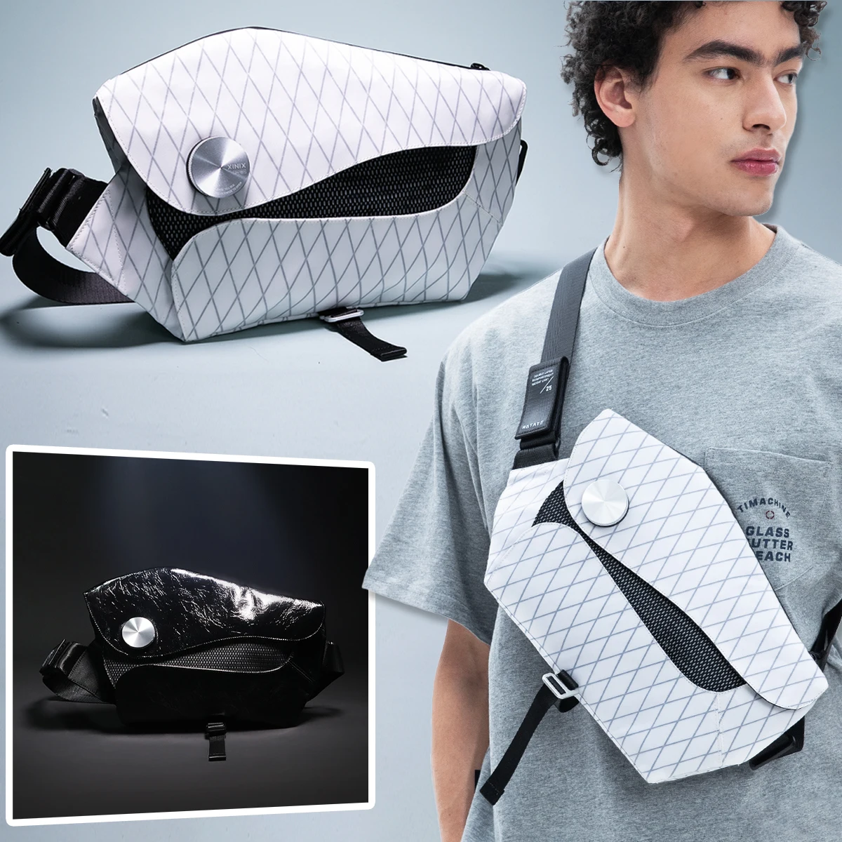 New Magnetic Crossbody Bag Minimalist Chest Shoulder Pack for Men Women Water-resistant Cowhide Casual Pack for Travel Commute
New Magnetic Crossbody Bag Minimalist Chest Shoulder Pack for Men Women Water-resistant Cowhide Casual Pack for Travel Commute