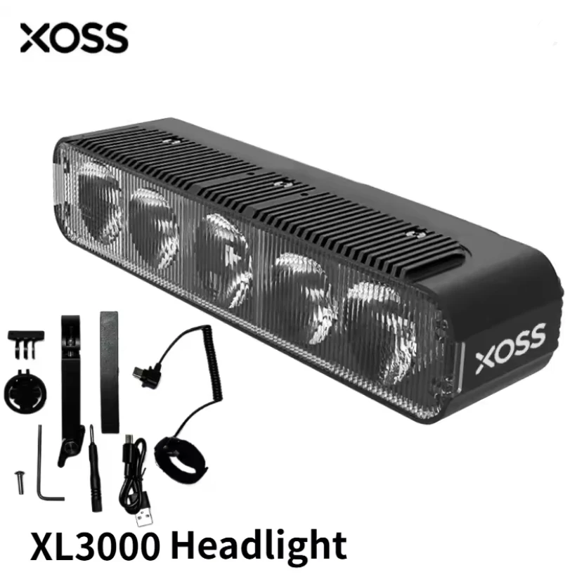 XOSS XL3000 High Power Remote Control Bicycle Headlight 3000Lm Aluminum Alloy Bike Cycling Front Lamp Rechargeable Bike Light
XOSS XL3000 High Power Remote Control Bicycle Headlight 3000Lm Aluminum Alloy Bike Cycling Front Lamp Rechargeable Bike Light