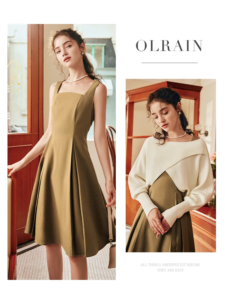 OLrain Women Elegant Dress Sets Two Piece Outfits 2025 Sleeveless Dresses and Asymmetrical Crop Top Woman Dress Suits O22QE65619
OLrain Women Elegant Dress Sets Two Piece Outfits 2025 Sleeveless Dresses and Asymmetrical Crop Top Woman Dress Suits O22QE65619