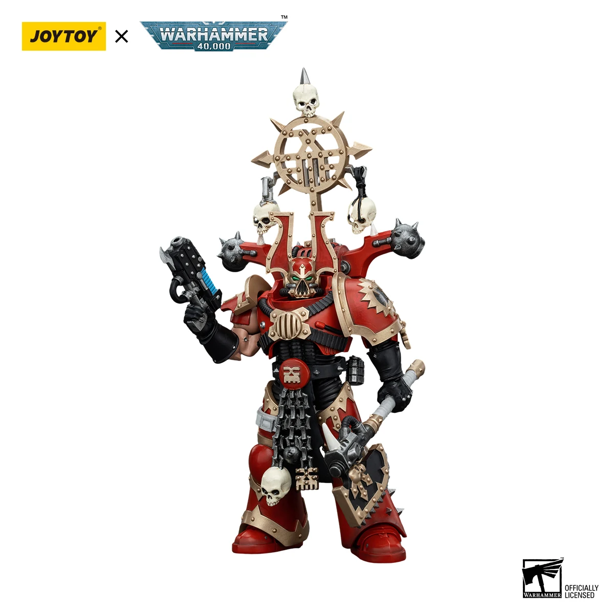 JOYTOY Warhammer 40K 1/18 Action Figure World Eaters Khorne Berzerker with Berzerker lcon Anime figures Toys Model
JOYTOY Warhammer 40K 1/18 Action Figure World Eaters Khorne Berzerker with Berzerker lcon Anime figures Toys Model