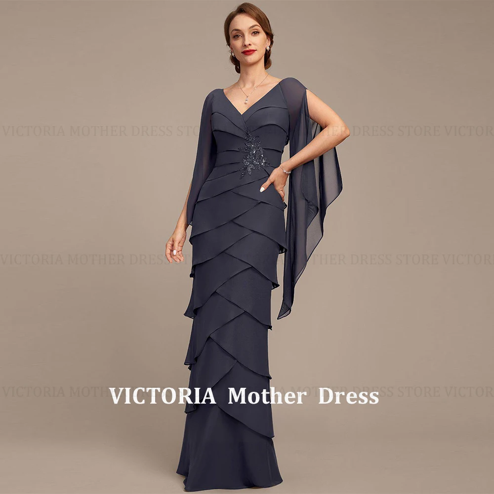 VICTORIA Customized Elegant Mother of the Bride Dress 2025 Tiered Mermaid Applique Sequin Wedding Guest Dress Long Evening Gowns
VICTORIA Customized Elegant Mother of the Bride Dress 2025 Tiered Mermaid Applique Sequin Wedding Guest Dress Long Evening Gowns