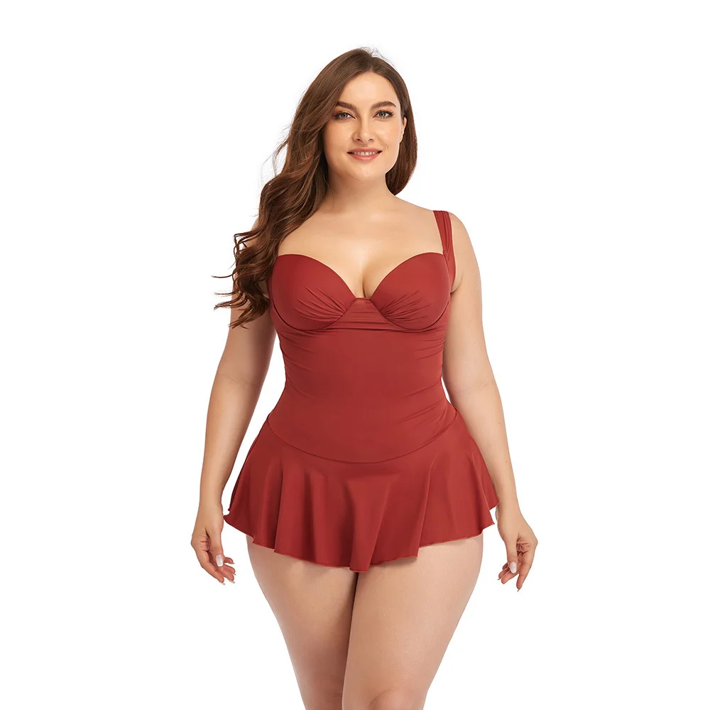 2024 new big size swimsuit women fashion sexy solid color one-piece swimwear chest pad no steel Toby beach hot spring pool Gini
2024 new big size swimsuit women fashion sexy solid color one-piece swimwear chest pad no steel Toby beach hot spring pool Gini