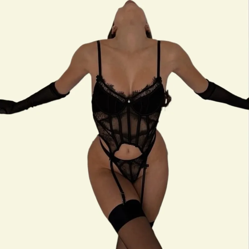 Toucheart Erotic Lingerie See-through Eyelash Lace Tight Waist Fishbone Gather Together Women Sexy Intimate Lingerie Split Set
Toucheart Erotic Lingerie See-through Eyelash Lace Tight Waist Fishbone Gather Together Women Sexy Intimate Lingerie Split Set