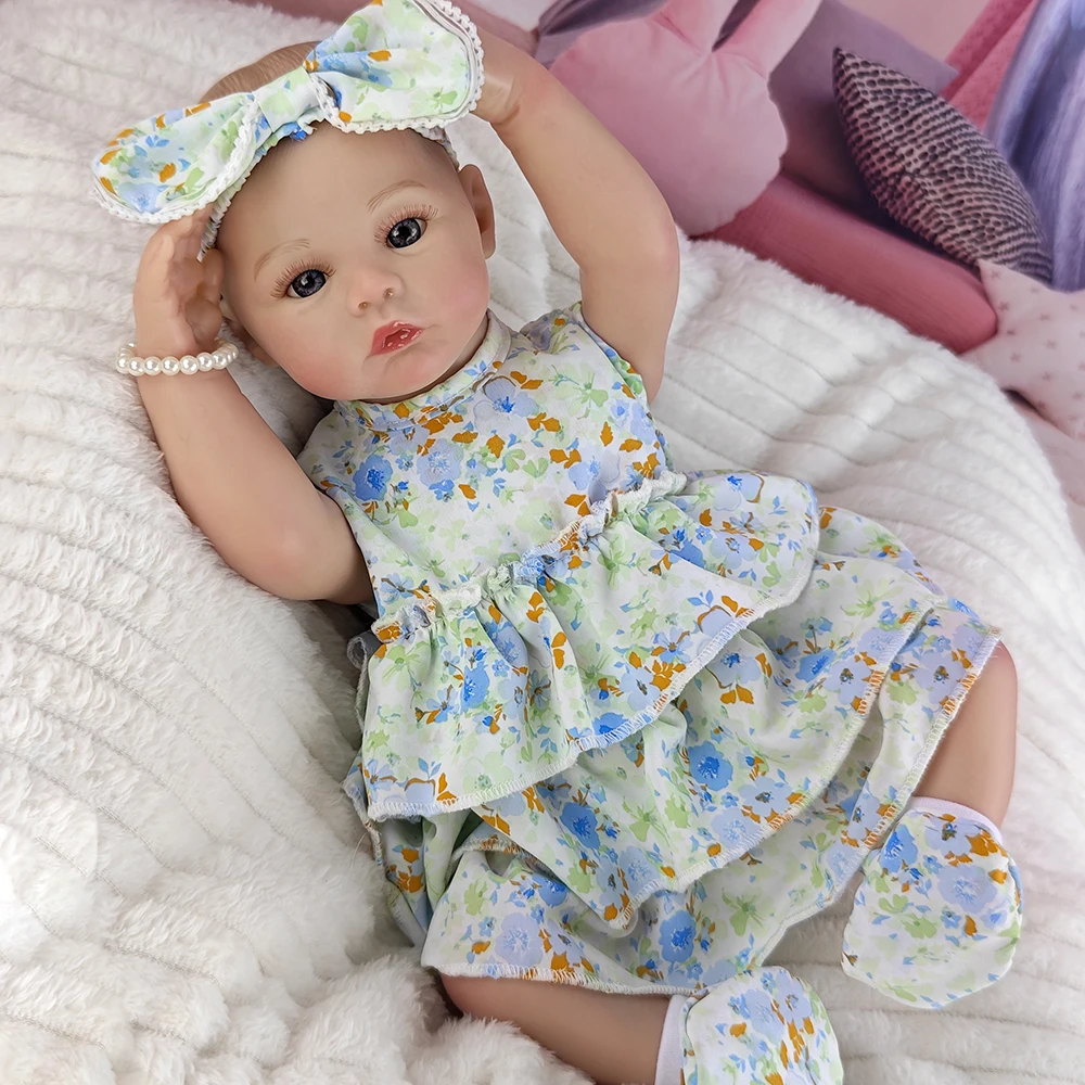 46CM 18Inch Half Glue Reborn Baby Doll Soft Cloth Body Girl Children Companion Playmates Toy Doll Dress up Toys Gift
46CM 18Inch Half Glue Reborn Baby Doll Soft Cloth Body Girl Children Companion Playmates Toy Doll Dress up Toys Gift