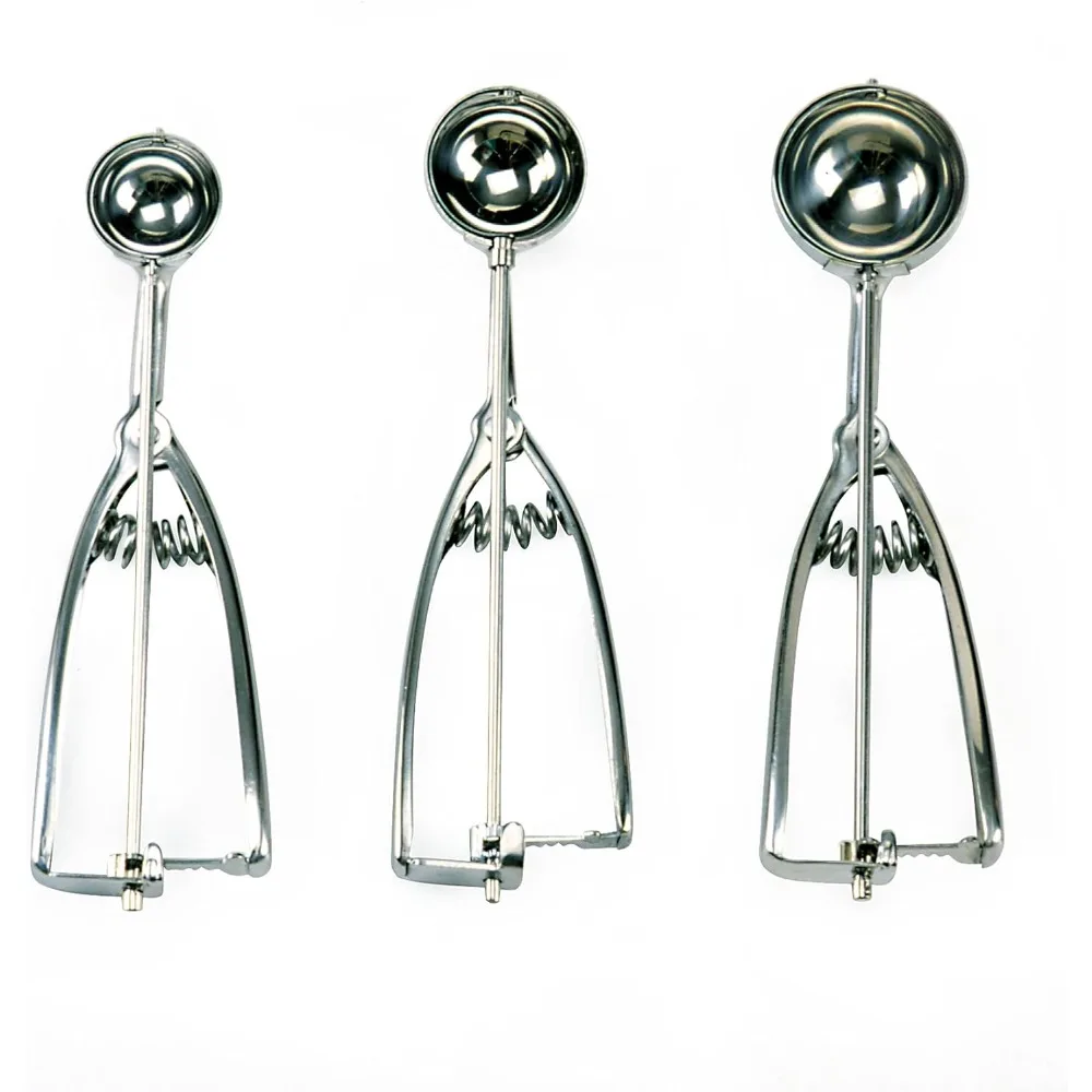 Stainless Steel Cookie Scoops, Set of 3
Stainless Steel Cookie Scoops, Set of 3