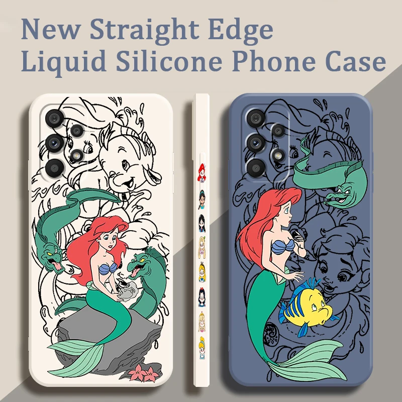 Disney Mermaid Princess Cartoon Liquid Left Rope For Samsung A54 A53 A52 S A33 A32 A51 A71 A21S A13 A73 A72 A23 A12 5G 4G Back
Disney Mermaid Princess Cartoon Liquid Left Rope For Samsung A54 A53 A52 S A33 A32 A51 A71 A21S A13 A73 A72 A23 A12 5G 4G Back